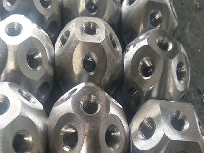 白银螺栓球网架杆件制作